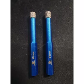   BRSCHNITT vŕtačka na dlaždice s diamantovým hrotom pre suché vŕtanie 8 mm, sada 2 ks