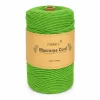 Zelená makramé niť Forbell na kreatívne ručné práce, 2 mm × 300 m