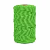 Zelená makramé niť Forbell na kreatívne ručné práce, 2 mm × 300 m