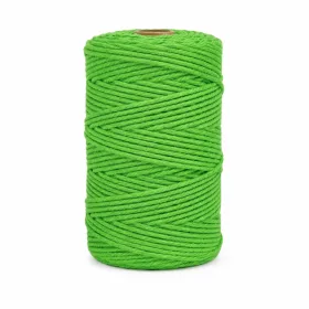   Zelená makramé niť Forbell na kreatívne ručné práce, 2 mm × 300 m