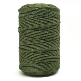   Makramé niť Forbell v khaki farbe na kreatívne ručné práce, 2 mm × 300 m