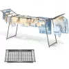 KINGRACK – veľká vysúvateľná sušička na bielizeň, sivá
