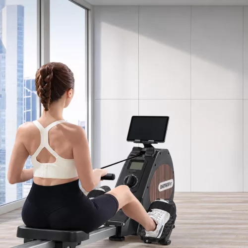 Magnetický veslovací trenažér OneTwoFit H528 – s aplikáciou FitShow