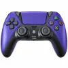 Bezdrôtový ovládač kompatibilný s PS4 / PC, 1 ks, fialovo-čierny