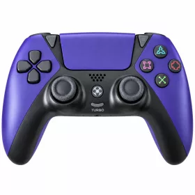   Bezdrôtový ovládač kompatibilný s PS4 / PC, 1 ks, fialovo-čierny