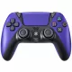 Bezdrôtový ovládač kompatibilný s PS4 / PC, 1 ks, fialovo-čierny