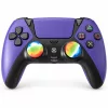 Bezdrôtový ovládač kompatibilný s PS4 / PC, 1 ks, fialovo-čierny