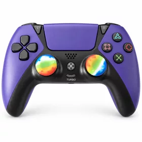   Bezdrôtový ovládač kompatibilný s PS4 / PC, 1 ks, fialovo-čierny