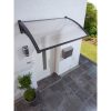 Plexiflex Predná strieška 100cm*60cm Čierna