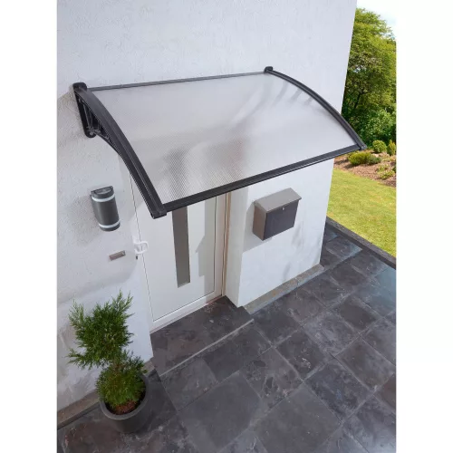 Plexiflex Predná strieška 100cm*60cm Čierna