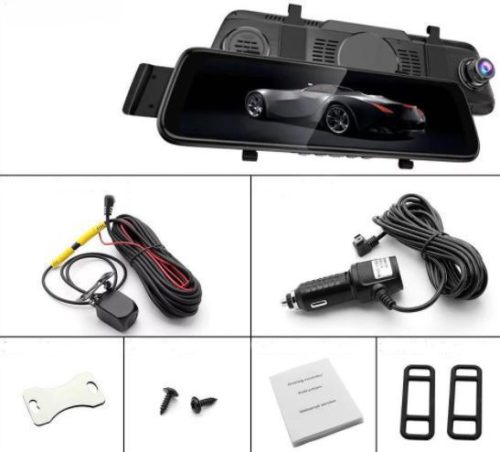 Alphaone CY-888 Obrovský displej spätného zrkadla autokamery 170 stupňov široký uhol záberu