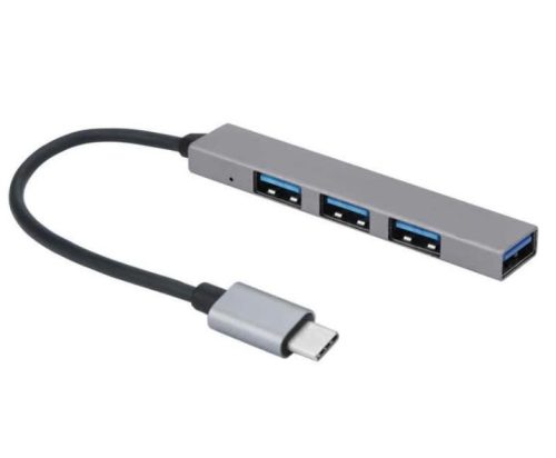 V bunke je text:
Type C -> 4 USB adaptér