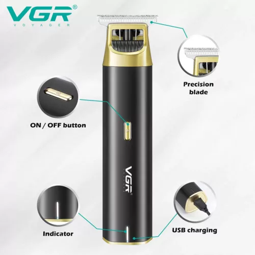 VGR V-957 Professzionális Vezeték Nélküli Hajvágógép