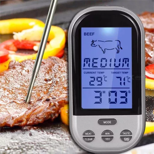 Bezdrôtový digitálny teplomer na potraviny