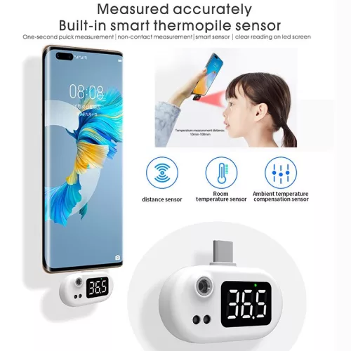 Teplomer pre mobilný telefón – pripojenie k iPhone