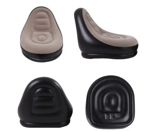 Nafukovací kreslo s podnožkou