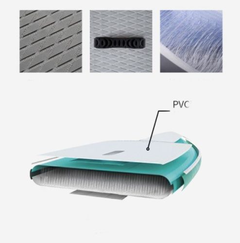 Nafukovací stojaté paddleboard (SUP) SeaWOLF PRO 3,2 m s taškou a doplňky.