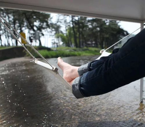 Závesná mini hojdačka na nohy