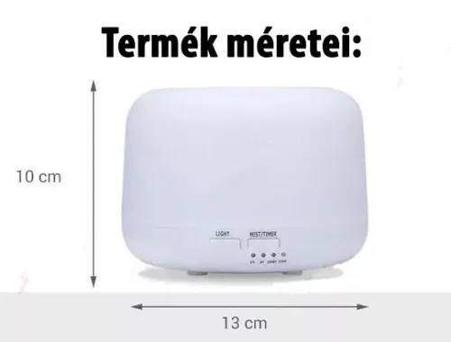 Ultrazvukový aroma difuzér, difuzér éterických olejov (500 ml)