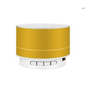 A10 Bluetooth reproduktor kovový žltý