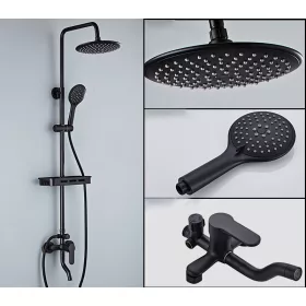 Kompletný sprchový systém Niagara MattBlack