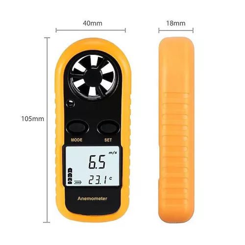 Profesionálny merací prístroj na meranie rýchlosti vetra – anemometer