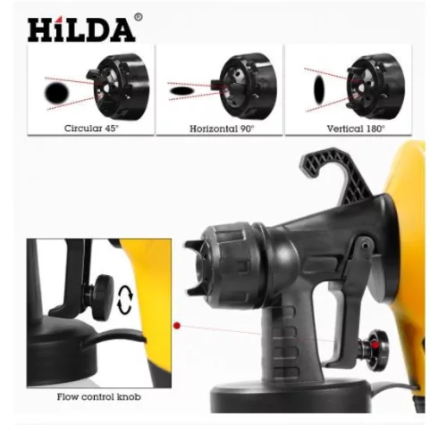 Hilda elektrický striekací lak