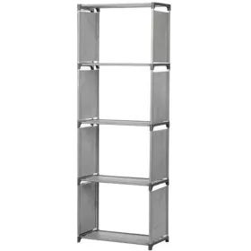   V cele je text: Jednoduchá zostaviteľná knižnica 124*42*26cm