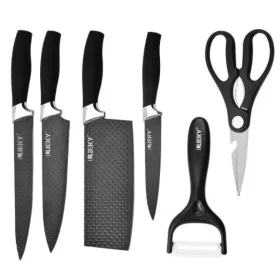   V bunke je text:

Sada 6-dielnej oceľovej nože Lucky LK.WS11