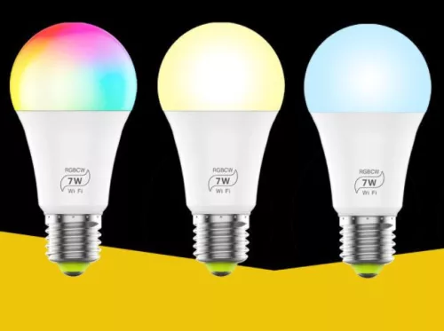 Inteligentná RGB E27 inteligentná žiarovka