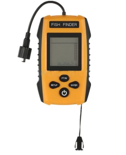 Prenosný rybársky radar s LCD displejom