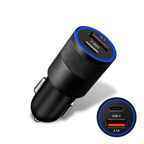 USB-C automobilový nabíjací adaptér