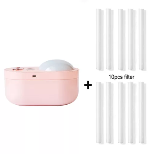 1000 ml dvojitá rozprašovacia zvlhčovač + ružová laserová sprcha