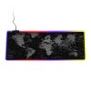 Yelandar RGB LED osvetlená mapa sveta Herná podložka pod myš veľká 80 x 30 cm