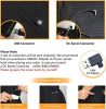Amaz Lux čierna unisex vyhrievaná vesta EU/4XL