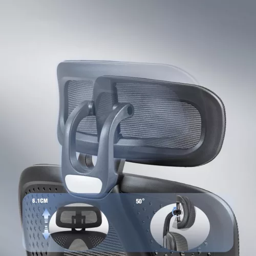 ‎Dowinx Ergonomikus irodai vezetői szék fejtámlával, deréktámasszal és kihúzható lábtartóval