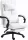 Dowinx Vezetői szék, fehér - Lábtartóval, állítható derék- és fejtámasszal