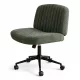 Dowinx széles ülőfelületű állítható forgószék, sötét zöld