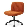 Dowinx széles ülőfelületű állítható forgószék, sárgás-barna