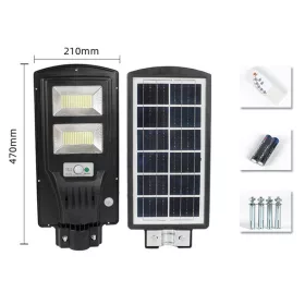   Solárne pouličné svietidlo Illumina 100 W s upevňovacím stĺpom