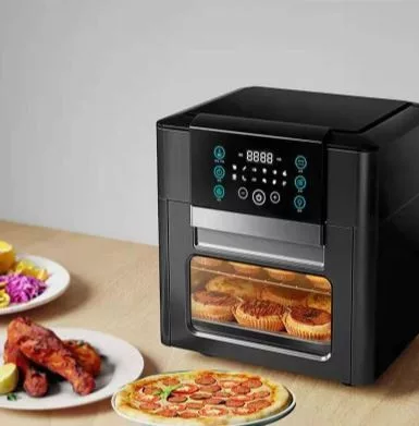 Nová riadková XXL (12L) Digitálny displej Konvekčná rúra sivá