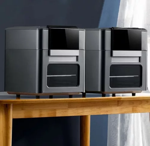 Nová riadková XXL (12L) Digitálny displej Konvekčná rúra sivá