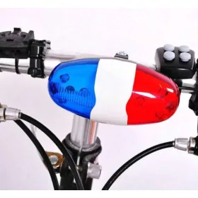   Cyklistická siréna, svetlo (6 režimov svietenia, 4 režimy zvuku)