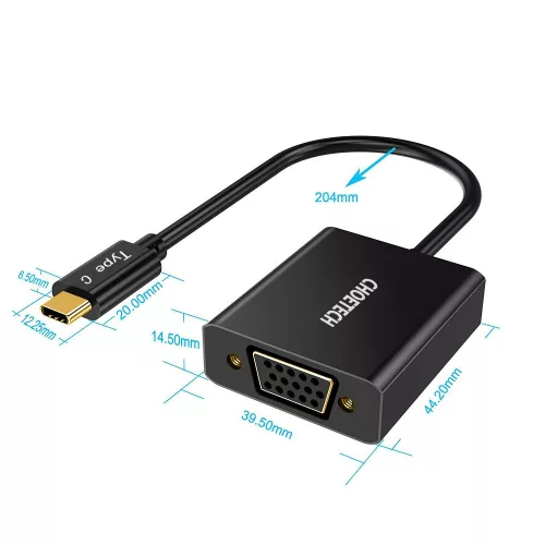 Choetech HUB-V01 Type C -> VGA adaptér