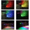 4 ks Zabodnuteľné RGB solárne lampy