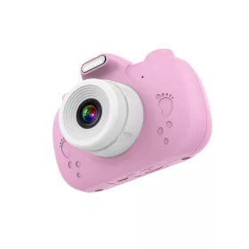  Detská kamera Lebei Bear A5, ružová + (pamäťová karta 16 GB)