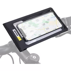 Vodotesný držiak na bicykel na telefón, sivý.