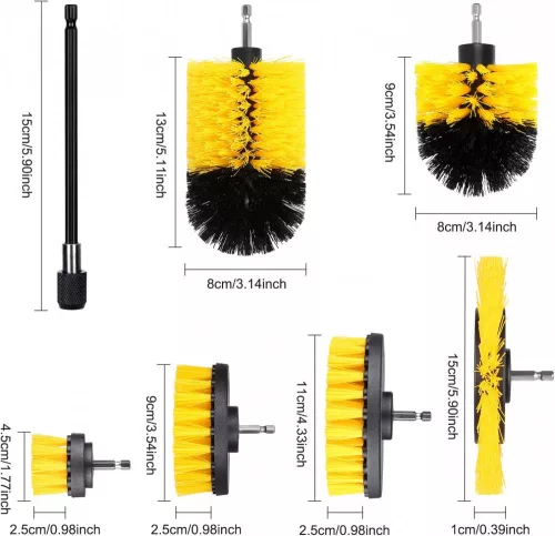 Súprava elektrických čistiacich kefiek 22 ks
