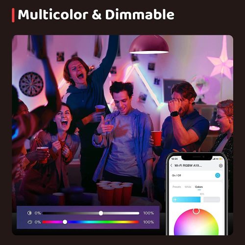 V bunke je text:4 ks Teckin SB50 inteligentné žiarovky