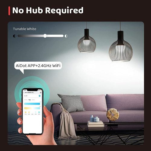 V bunke je text:4 ks Teckin SB50 inteligentné žiarovky